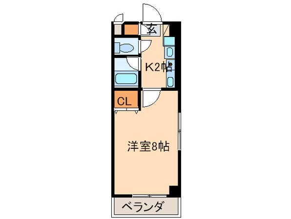 レ－ジュウエストの物件間取画像